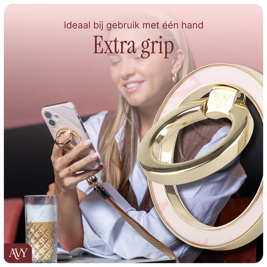 AVY Stand MagSafe Ring Stand / Vinger Houder Cupid Blush afbeelding 2
