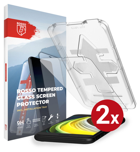 Rosso Apple iPhone SE 2020/2022 Tempered Glass met Installatietray (2-Pack) afbeelding 11