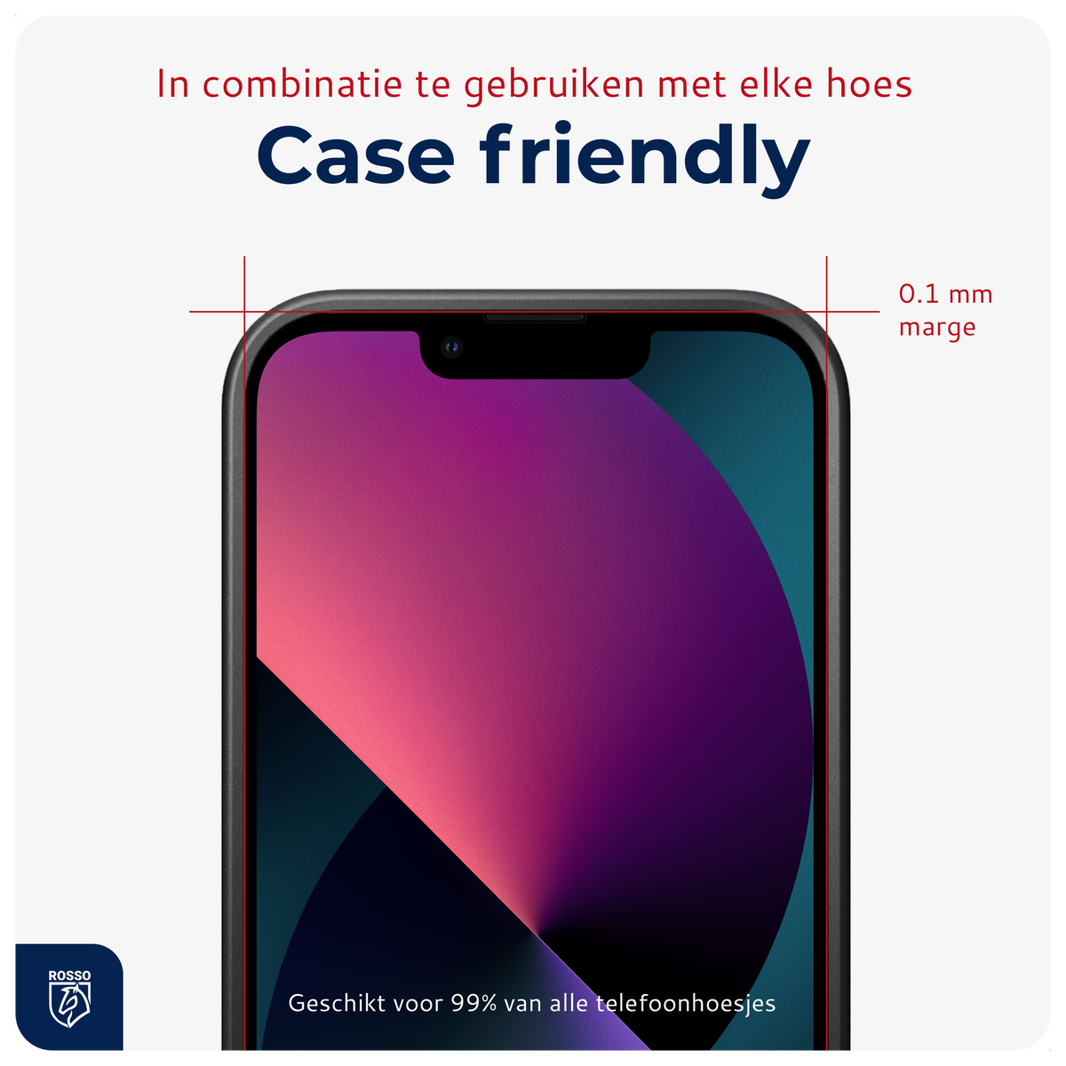 Rosso Apple iPhone 13 Pro Max Tempered Glass met Installatietray (2-pack) afbeelding 2