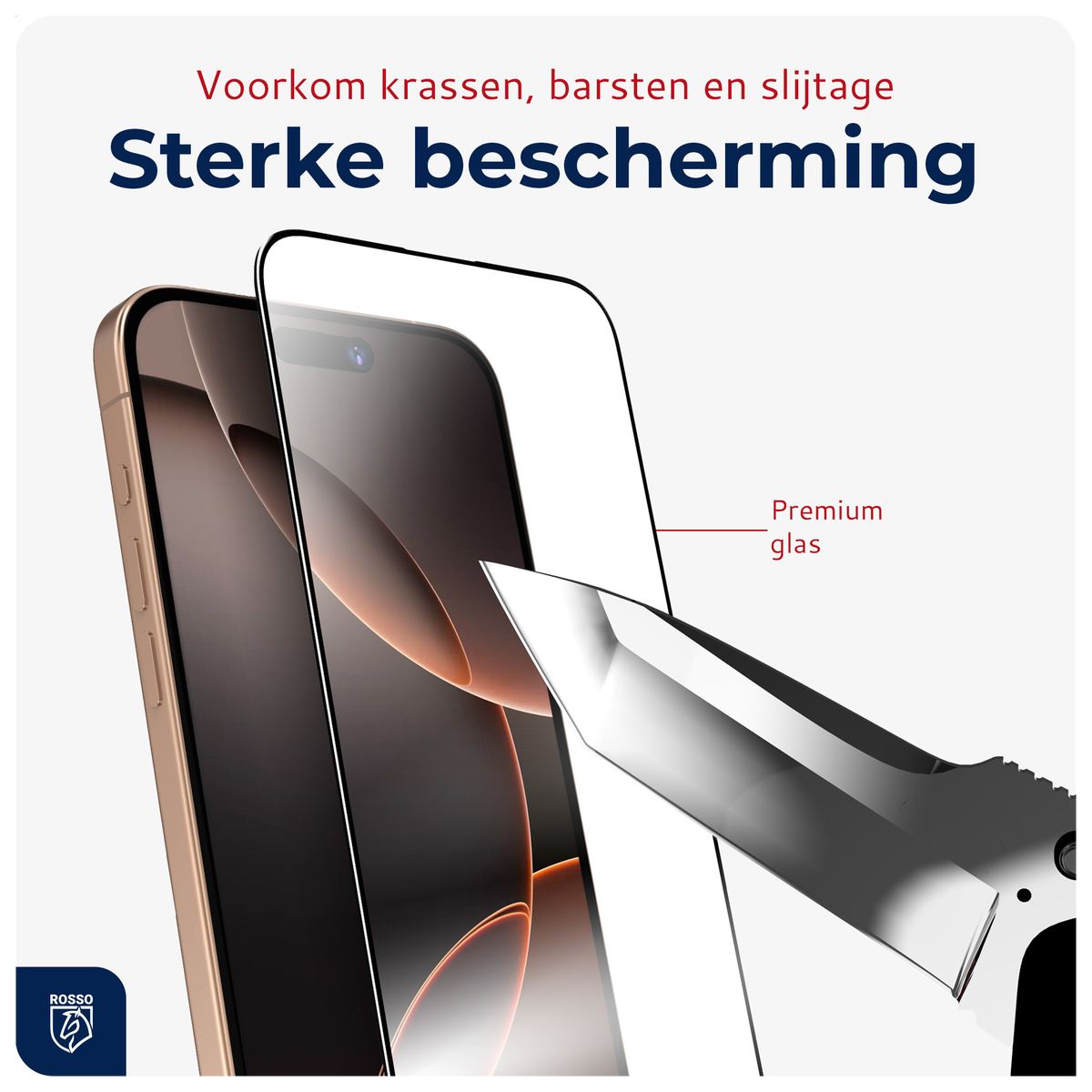 Rosso Apple iPhone 13 Pro Max Tempered Glass met Installatietray (2-pack) afbeelding 5