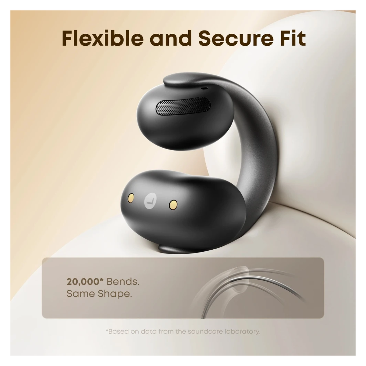 Anker Soundcore Aeroclip Open-Ear Oordopjes True Wireless Bluetooth Zwart afbeelding 3