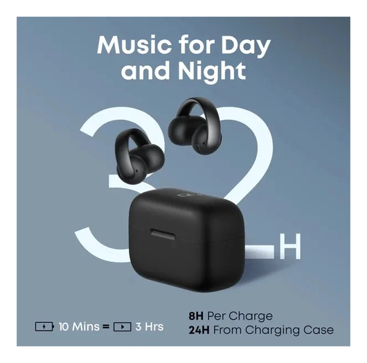 Anker Soundcore Aeroclip Open-Ear Oordopjes True Wireless Bluetooth Zwart afbeelding 5