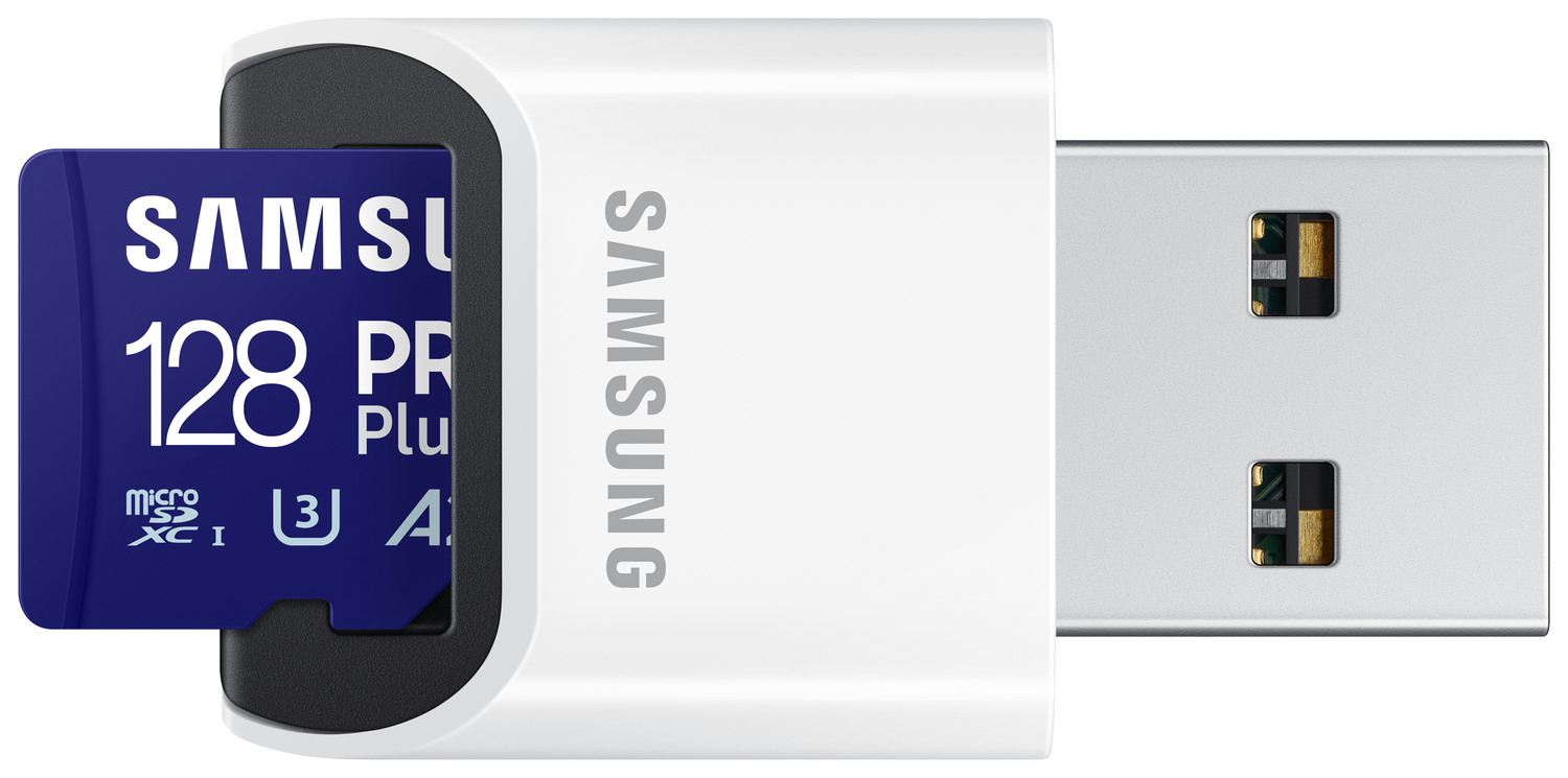 Samsung PRO Plus MicroSDXC Geheugenkaart 180MB/s met Adapter 128GB Blauw afbeelding 4