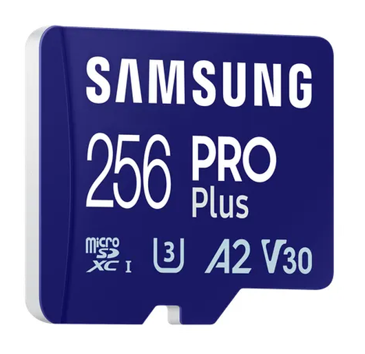 Samsung PRO Plus MicroSDXC Geheugenkaart 180MB/s met Adapter 256GB Blauw afbeelding 3