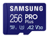 Samsung PRO Plus MicroSDXC Geheugenkaart 180MB/s met Adapter 256GB Blauw