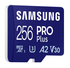 Samsung PRO Plus MicroSDXC Geheugenkaart 180MB/s met Adapter 256GB Blauw afbeelding 3