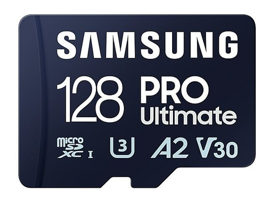 Samsung PRO Ultimate MicroSDXC Geheugenkaart 200MB/s met Adapter 128GB Blauw afbeelding 1