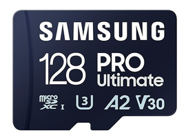 Samsung PRO Ultimate MicroSDXC Geheugenkaart 200MB/s met Adapter 128GB Blauw