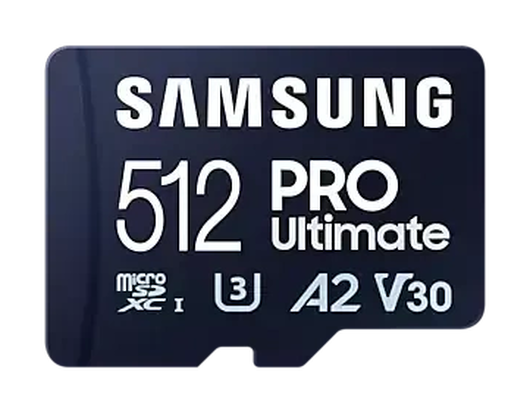 Samsung PRO Ultimate MicroSDXC Geheugenkaart 200MB/s met Adapter 512GB Blauw afbeelding 1
