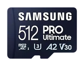 Samsung PRO Ultimate MicroSDXC Geheugenkaart 200MB/s met Adapter 512GB Blauw