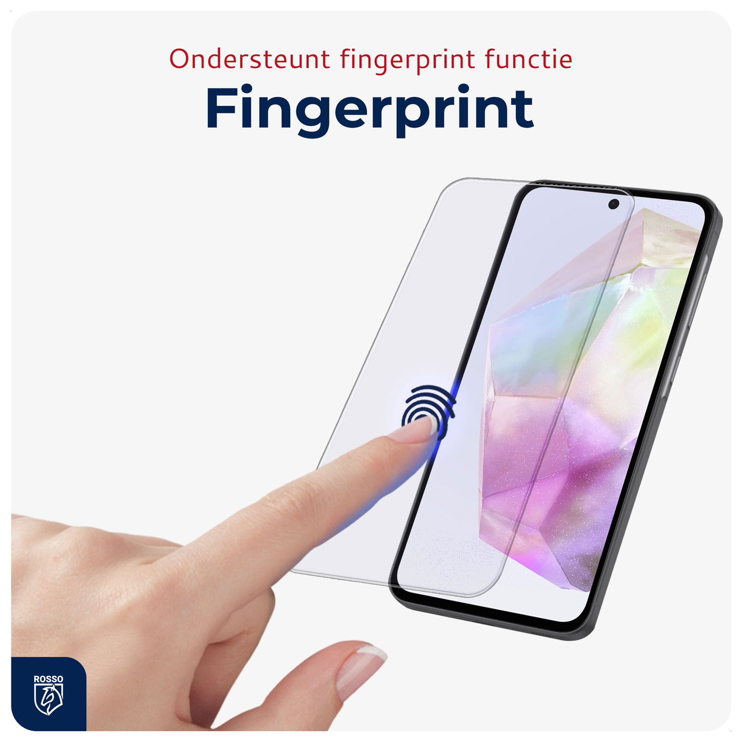 Rosso Samsung Galaxy A35 Tempered Glass met Installatietray (2-Pack) afbeelding 4