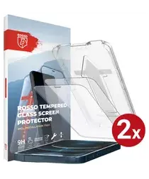 Rosso iPhone 12 Pro Max Tempered Glass met Installatietray (2-Pack) afbeelding