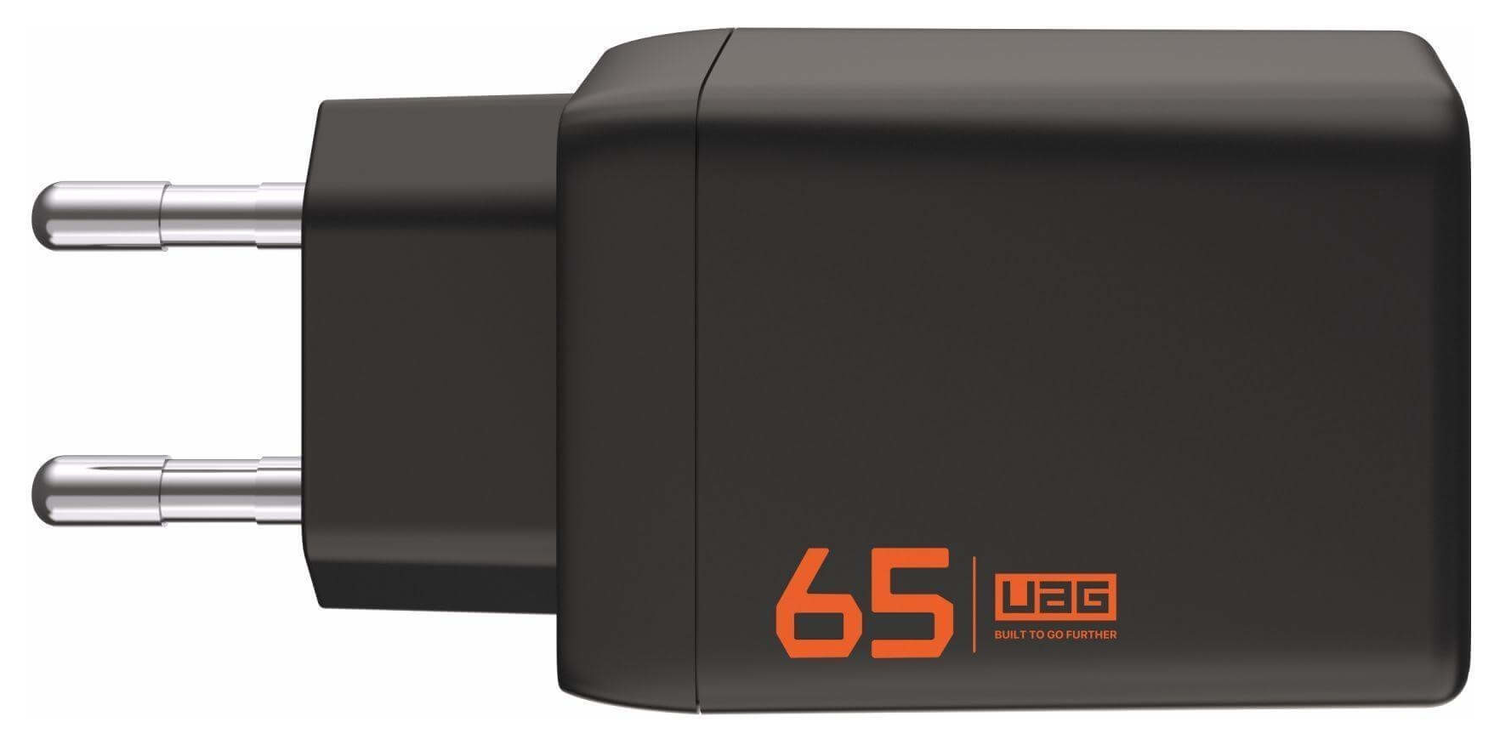 UAG SRGE 65W GaN Power Adapter 3-Poorts USB-C/USB-A Snellader Zwart afbeelding 5