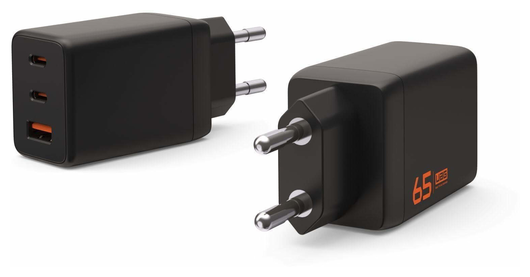 UAG SRGE 65W GaN Power Adapter 3-Poorts USB-C/USB-A Snellader Zwart afbeelding 1