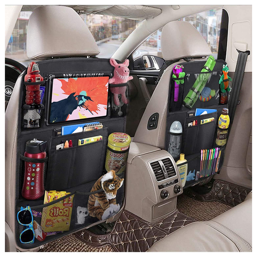 Autostoel Organizer Tas met Opbergvakken en Tablet / iPad Houder (2-Pack) afbeelding 8