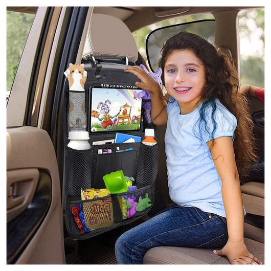 Autostoel Organizer Tas met Opbergvakken en Tablet / iPad Houder (2-Pack) afbeelding 6
