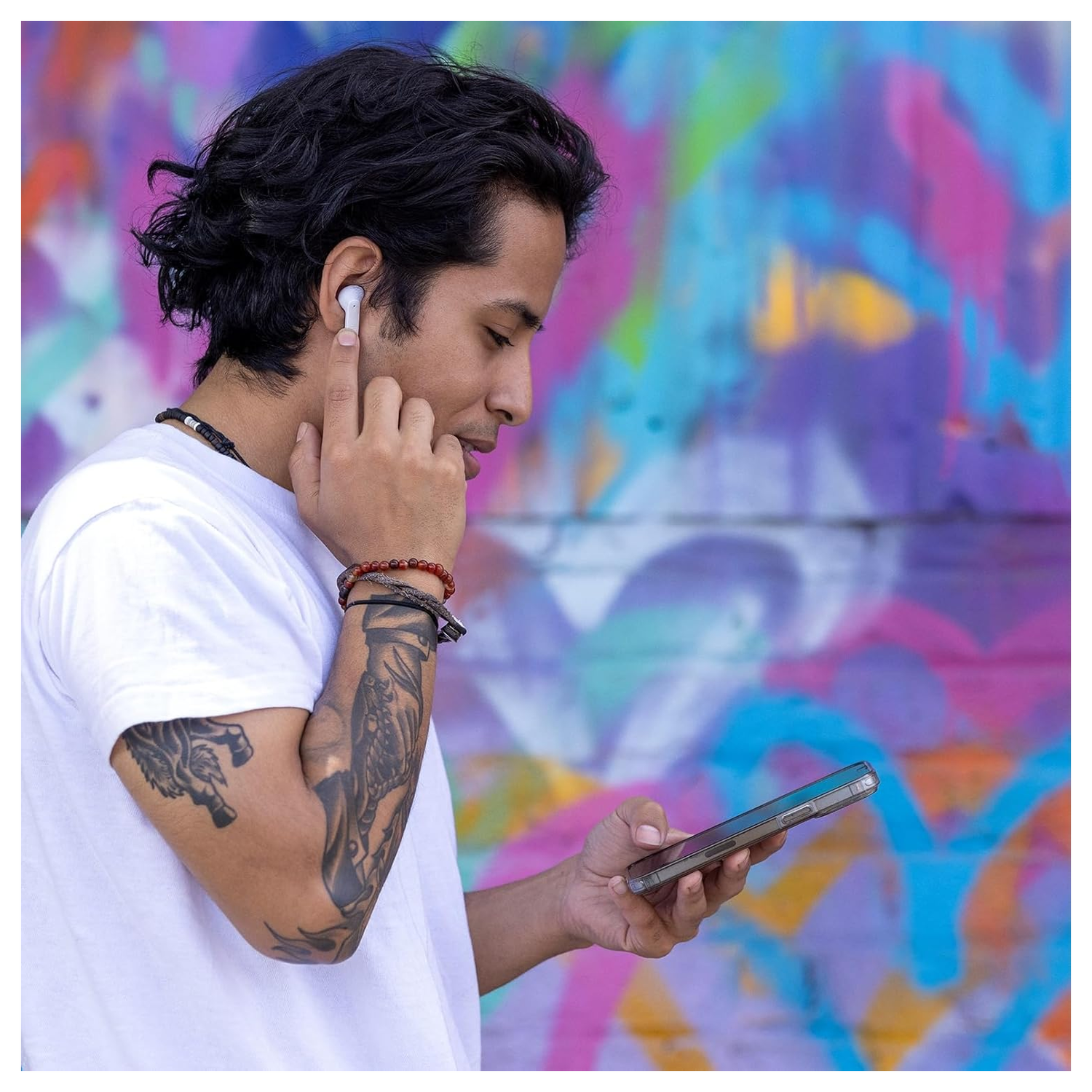 JBL Tune Flex Draadloze Oordopjes Active Noise Cancelling Wit afbeelding 9