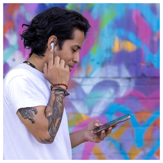 JBL Tune Flex Draadloze Oordopjes Active Noise Cancelling Wit afbeelding 9