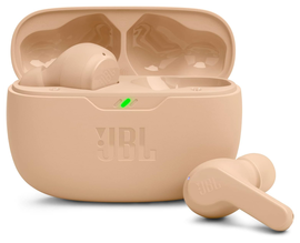 JBL Wave Beam Draadloze Oordopjes Deep Bass Sound Beige