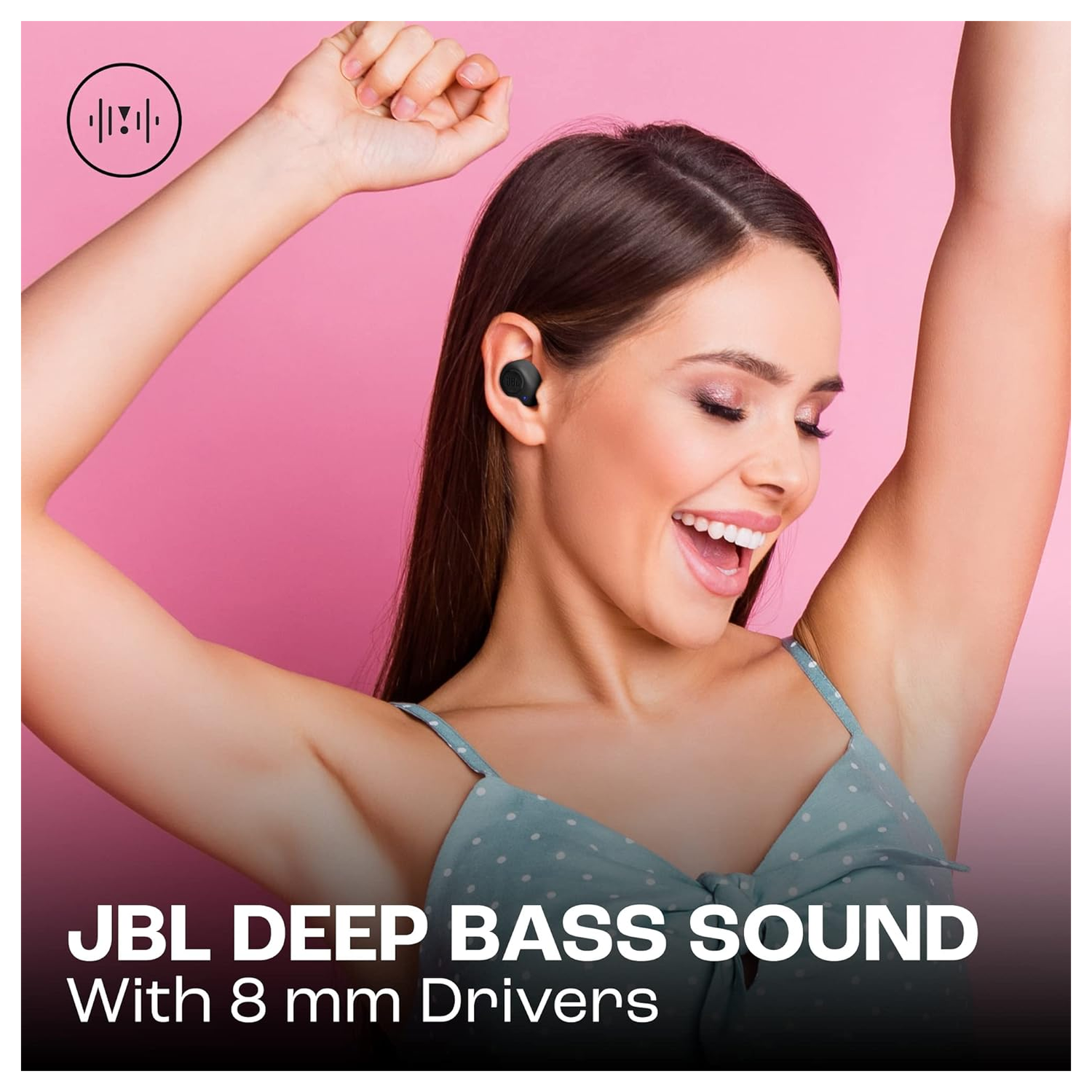 JBL Wave Buds Draadloze Oordopjes Zwart afbeelding 8