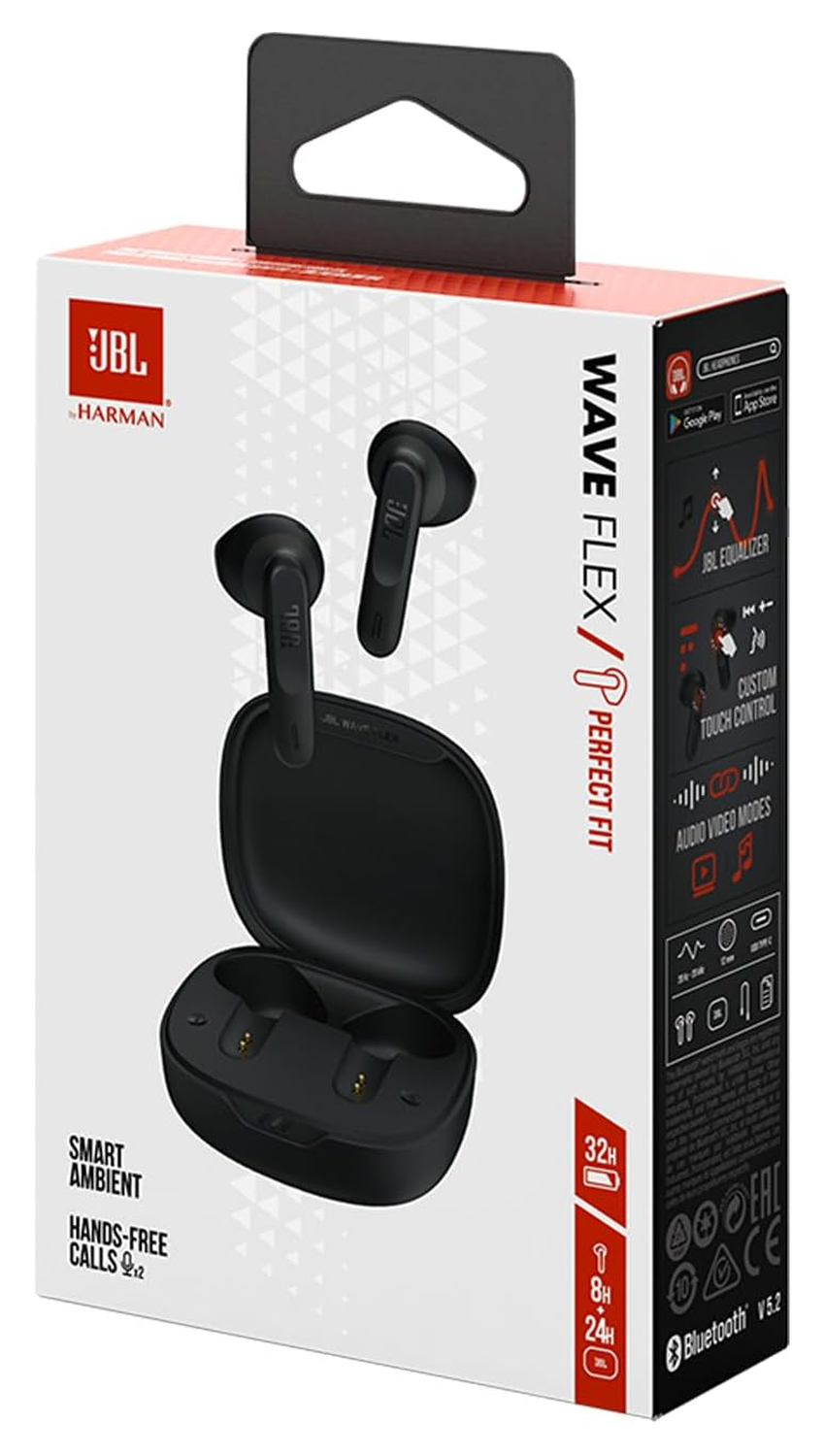 JBL Wave Flex Draadloze Oordopjes Deep Bass Sound Zwart afbeelding 11