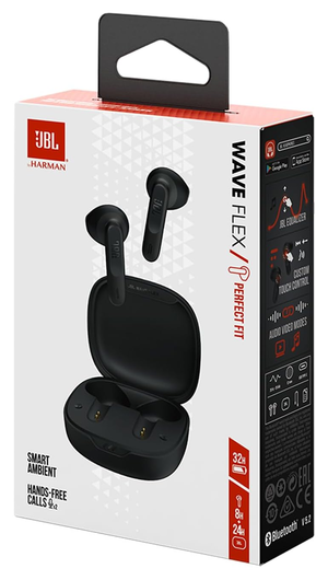 JBL Wave Flex Draadloze Oordopjes Deep Bass Sound Zwart afbeelding 11