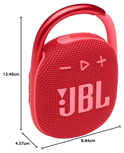 JBL Clip 4 Bluetooth Speaker Rood afbeelding 8