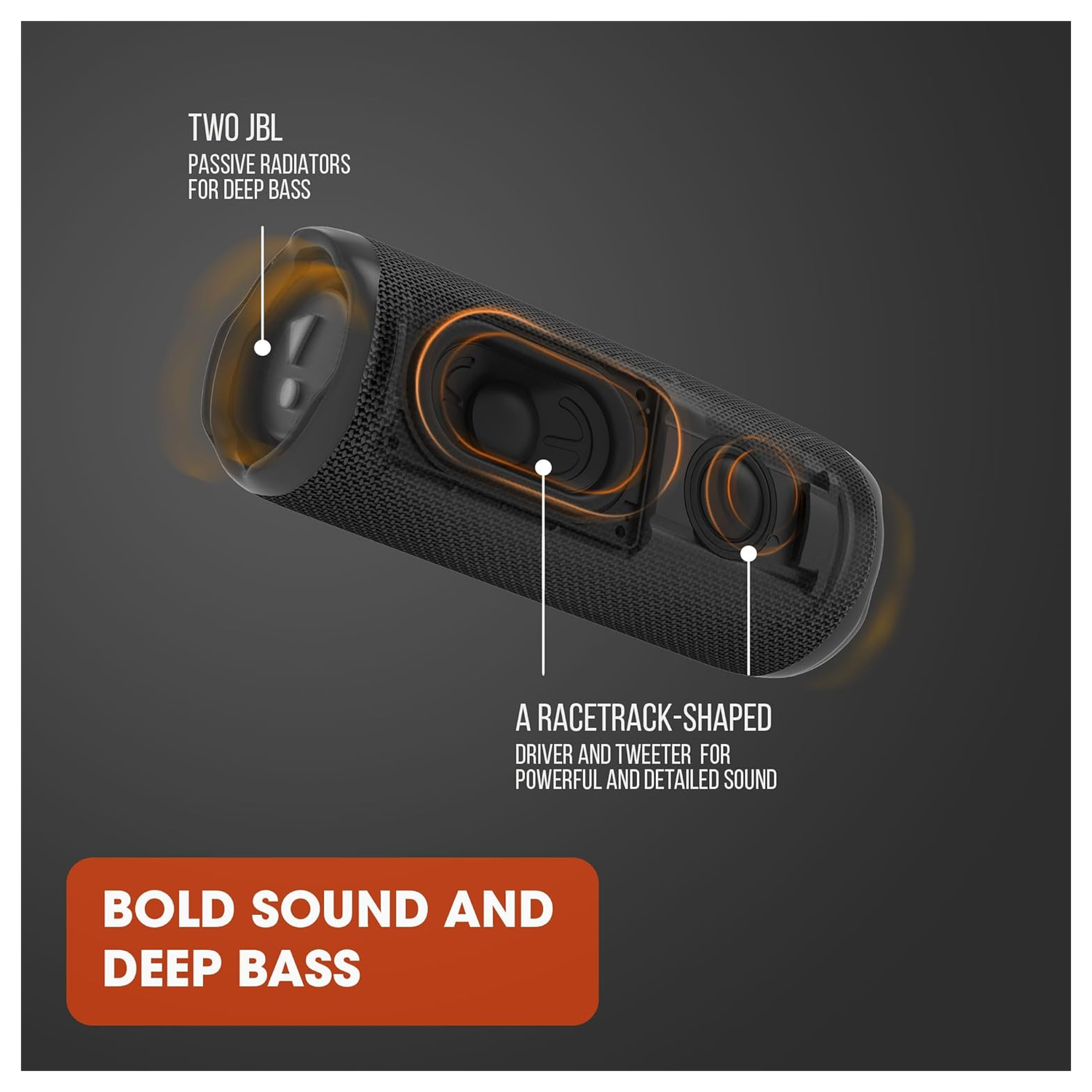 JBL Flip 6 Draadloze Bluetooth Speaker Grijs afbeelding 7