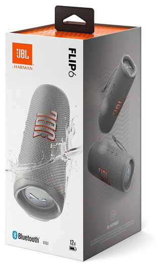 JBL Flip 6 Draadloze Bluetooth Speaker Grijs afbeelding 10