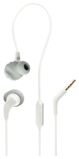JBL Endurance Run 2 Headset Oordopjes met 3.5mm Jack Aansluiting Wit afbeelding 1