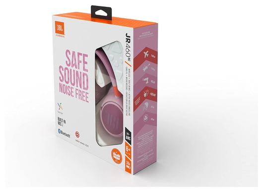 JBL 460 NC Draadloze Kinderkoptelefoon met Noise Cancelling Roze afbeelding 11