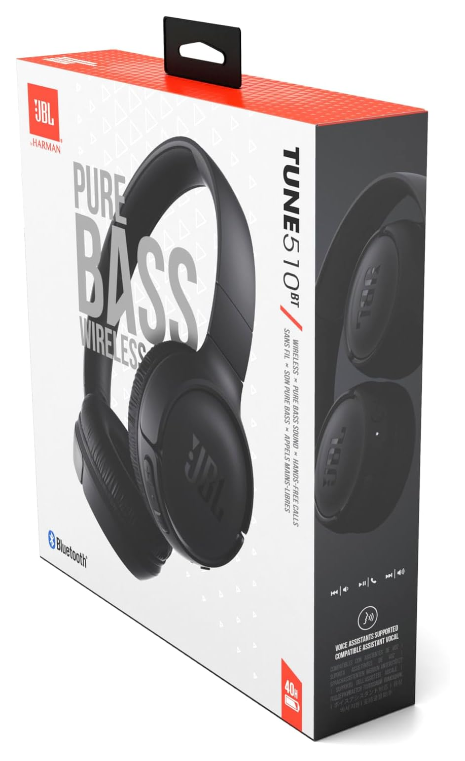 JBL Tune 510 Draadloze Koptelefoon Zwart afbeelding 10