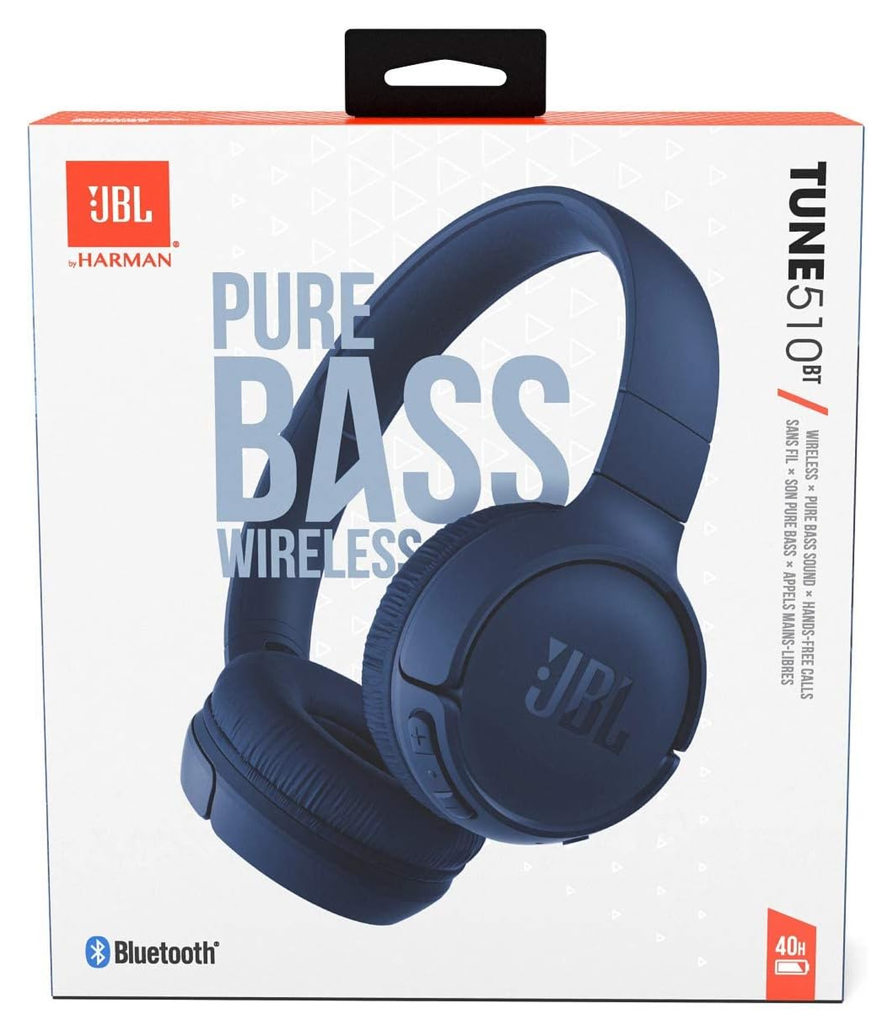 JBL Tune 510 Draadloze Koptelefoon Blauw afbeelding 9
