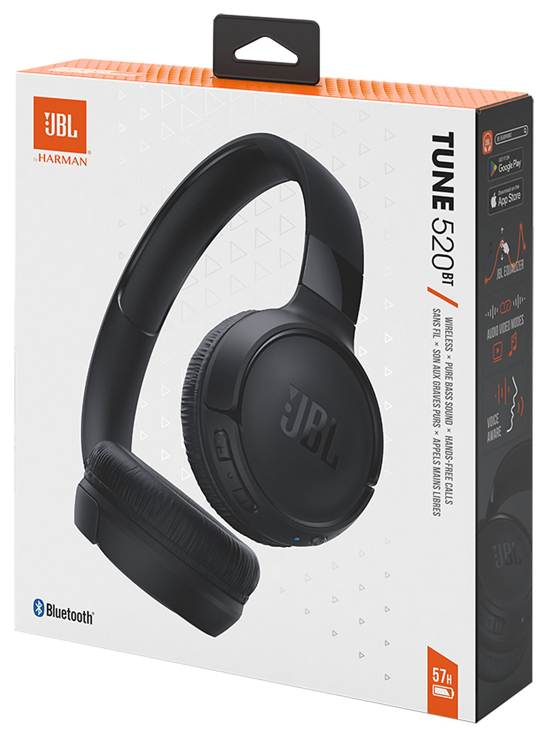 JBL Tune 520 Draadloze Koptelefoon Zwart afbeelding 12