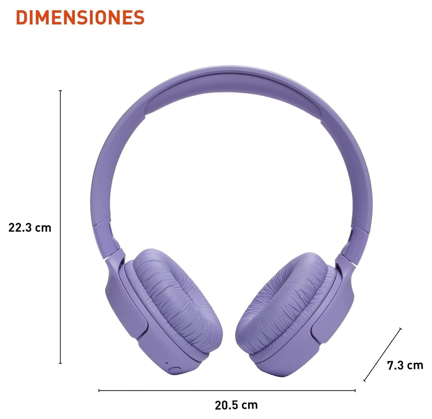 JBL Tune 520BT Draadloze Koptelefoon Paars afbeelding 4