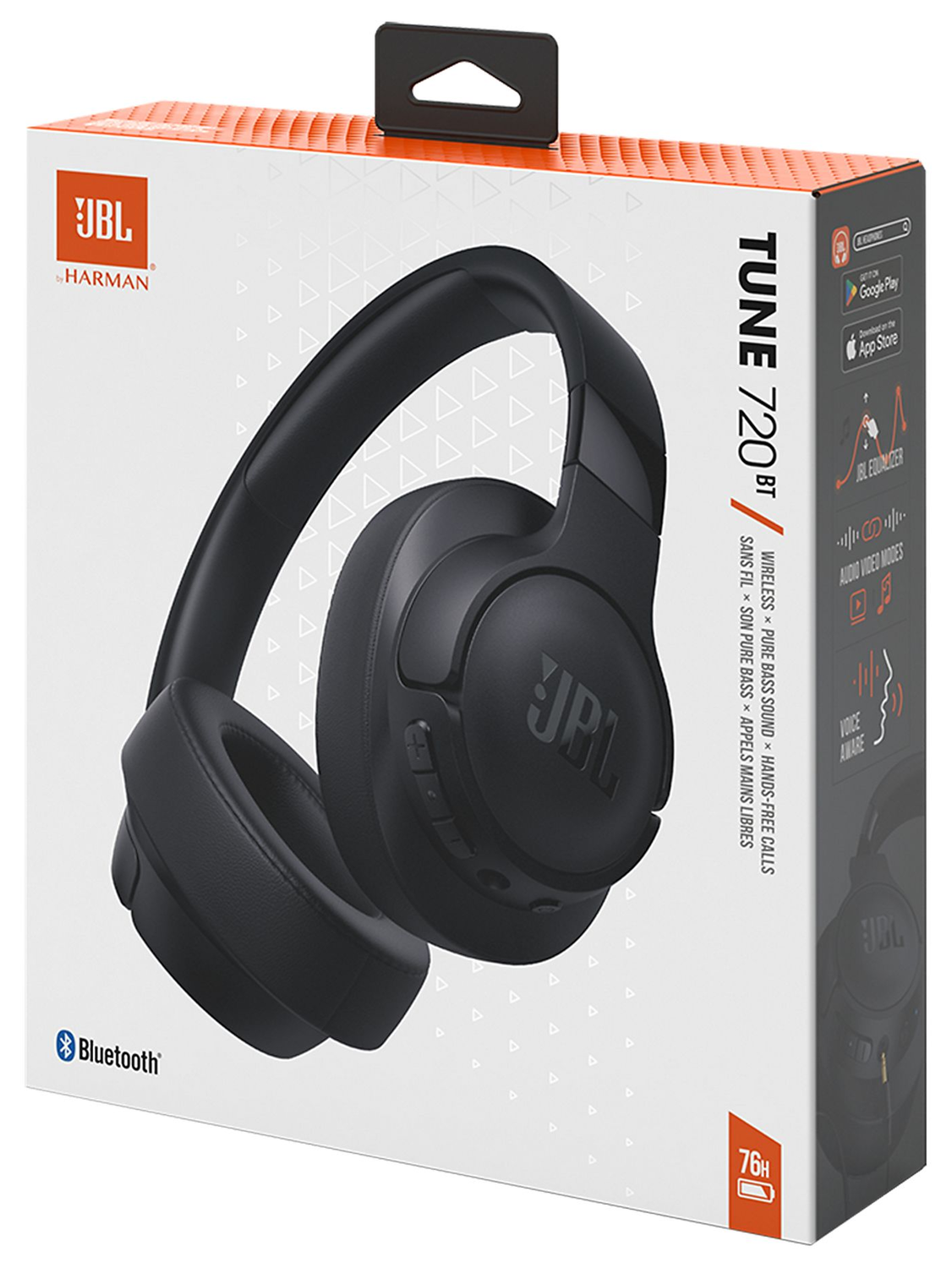 JBL Tune 720BT Koptelefoon Zwart afbeelding 10