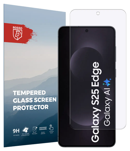 Rosso Samsung Galaxy S25 Edge 9H Tempered Glass 2-pack afbeelding 4