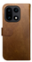 Rosso Element OnePlus 15 Hoesje Book Case Wallet Bruin afbeelding 2