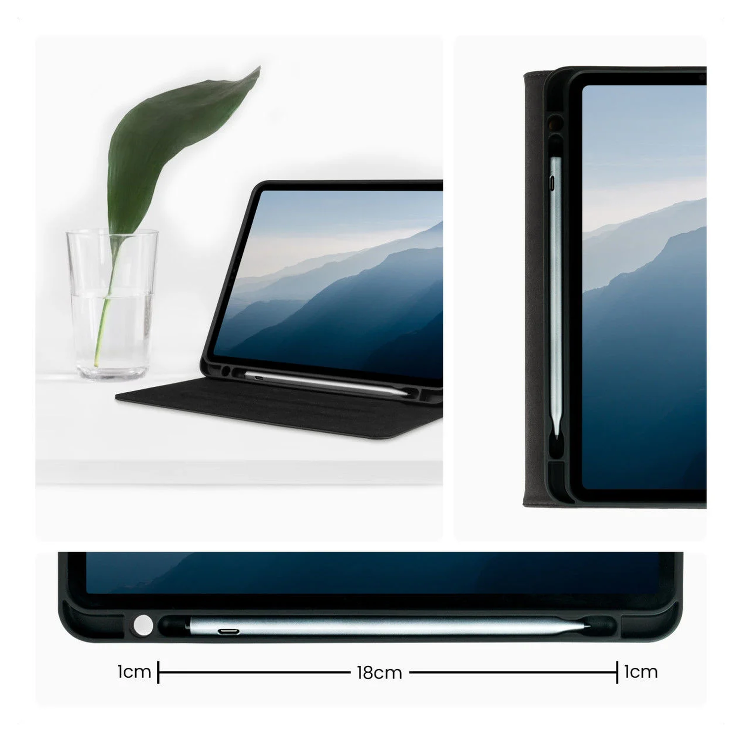 Rosso Element Samsung Galaxy Tab A11 Hoes Book Case Zwart afbeelding 7