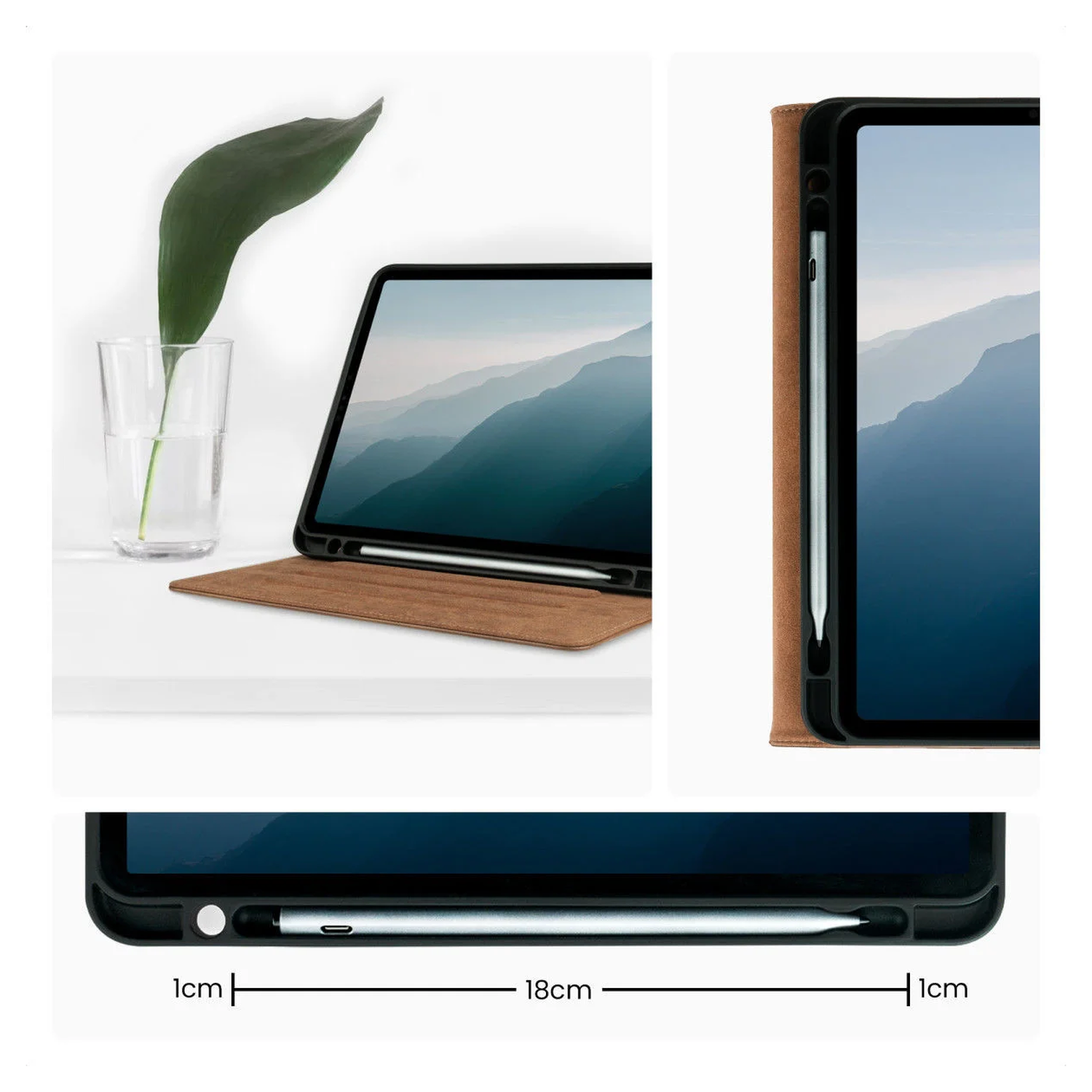 Rosso Element Samsung Galaxy Tab A11 Hoes Book Case Bruin afbeelding 7