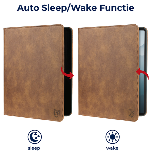 Rosso Element Samsung Galaxy Tab A11 Hoes Book Case Bruin afbeelding 5