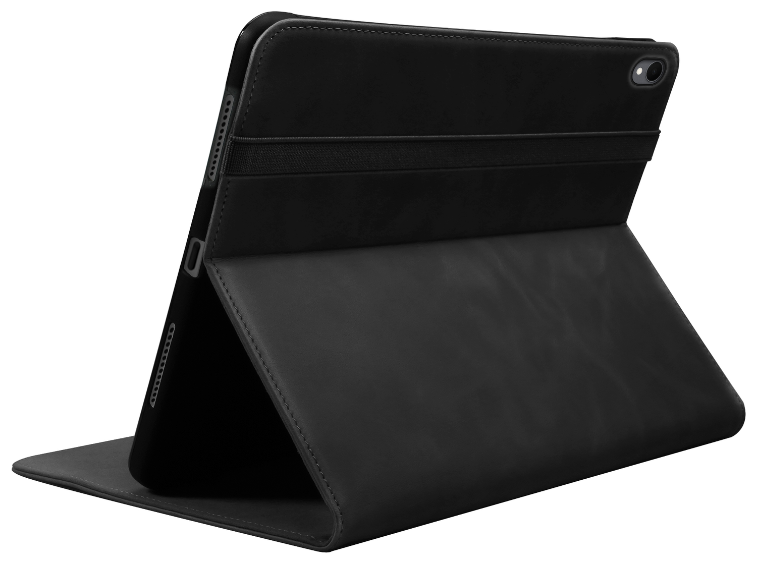 Rosso Deluxe Samsung Galaxy Tab S11 Hoes Book Case Echt Leer Zwart afbeelding 5