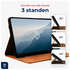 Rosso Deluxe Samsung Galaxy Tab S11 Hoes Book Case Echt Leer Bruin afbeelding 4