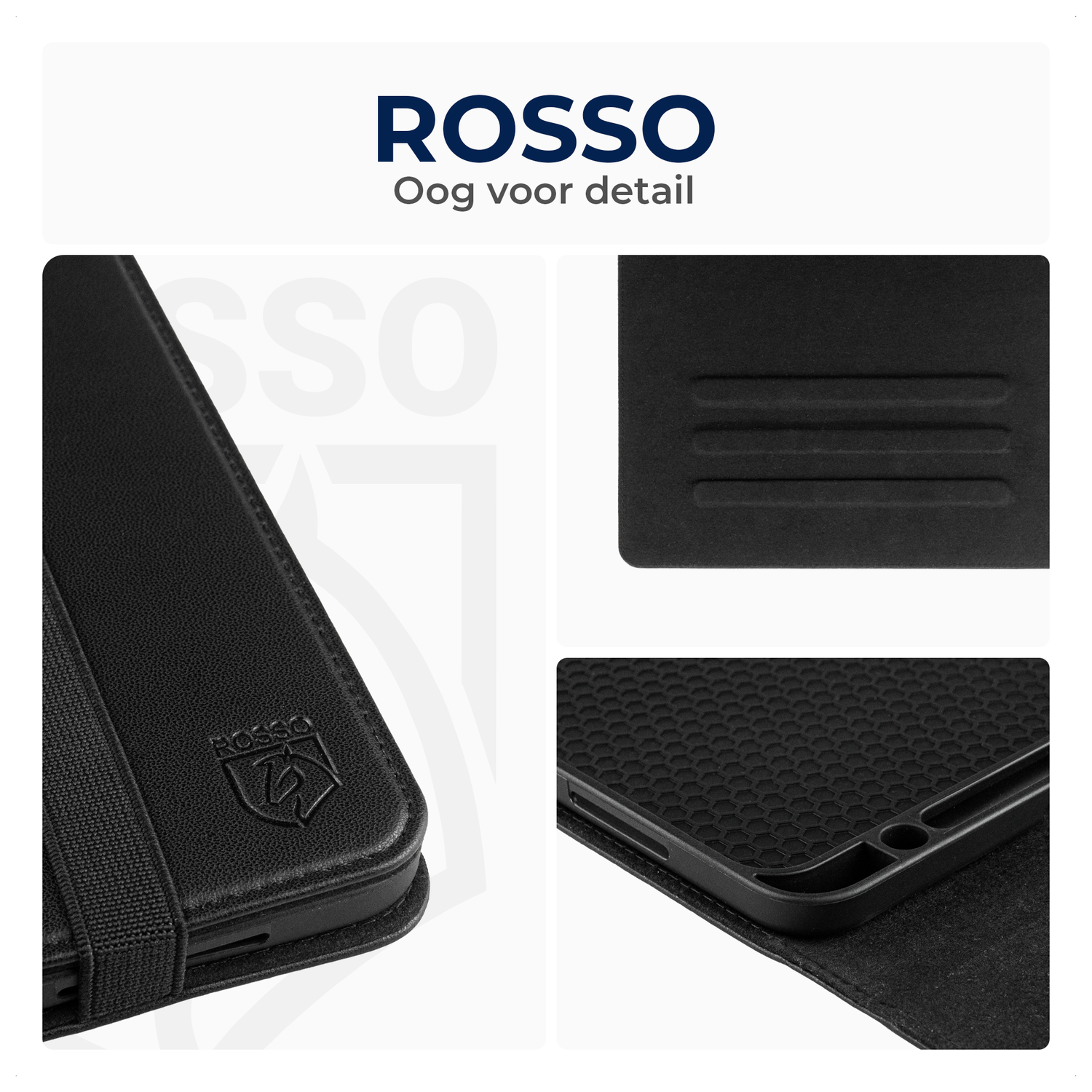 Rosso Element Samsung Galaxy Tab S11 Ultra Hoes Book Case Zwart afbeelding 6