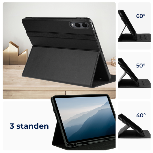 Rosso Element Samsung Galaxy Tab S11 Ultra Hoes Book Case Zwart afbeelding 4