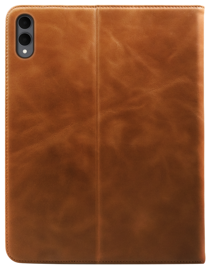 Rosso Deluxe Samsung Galaxy Tab S11 Ultra Hoes Book Case Echt Leer Bruin afbeelding 2