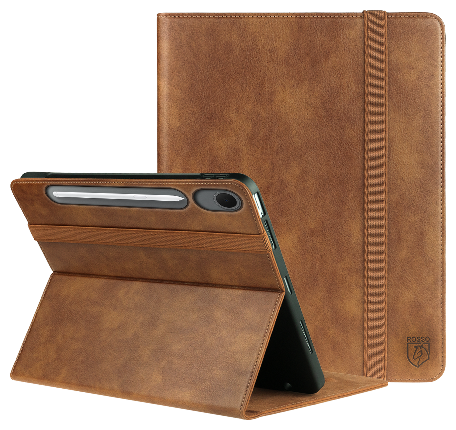 Rosso Element Samsung Galaxy Tab S10 Lite Hoes Book Case Bruin afbeelding 1