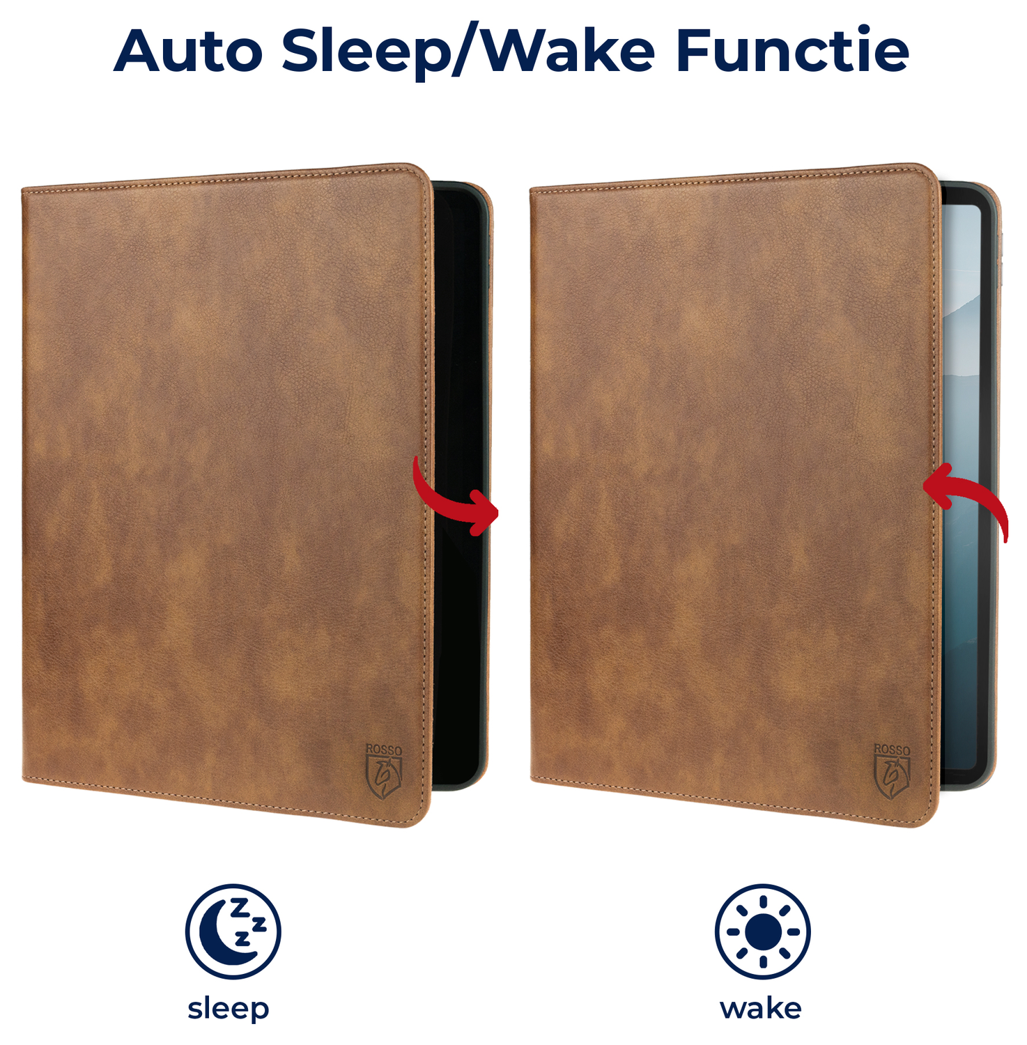 Rosso Element Samsung Galaxy Tab S10 Lite Hoes Book Case Bruin afbeelding 5