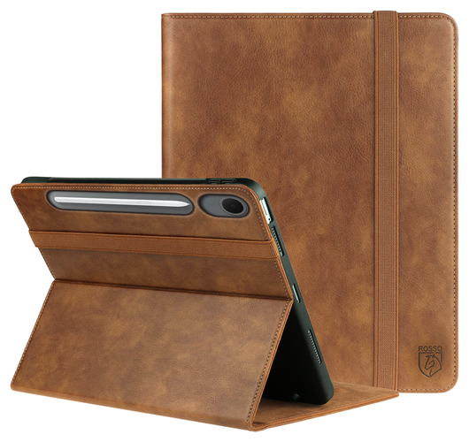 Rosso Element Samsung Galaxy Tab S10 Lite Hoes Book Case Bruin afbeelding 1