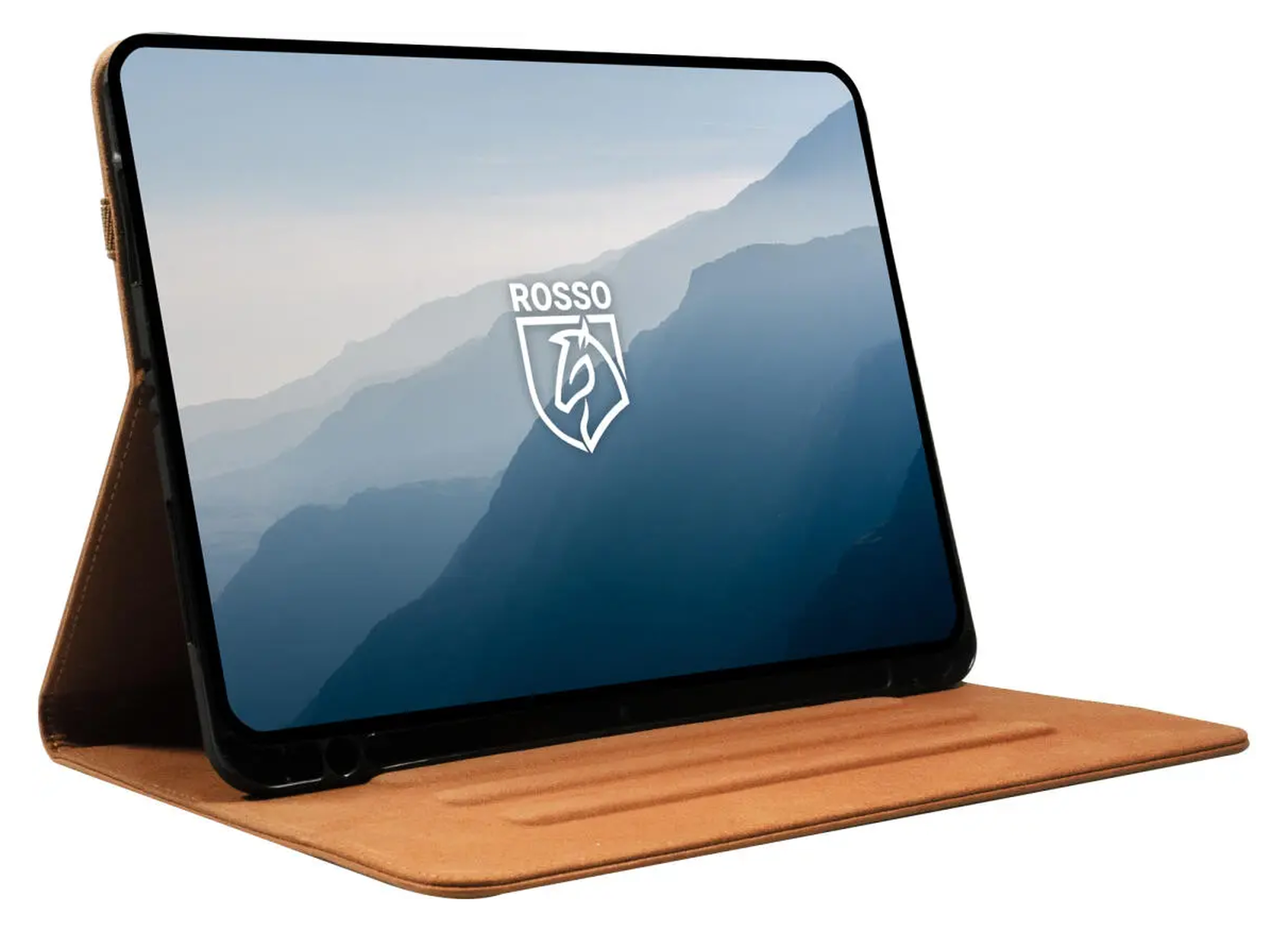 Rosso Deluxe Samsung Galaxy Tab S10 Lite Hoes Book Case Echt Leer Bruin afbeelding 8